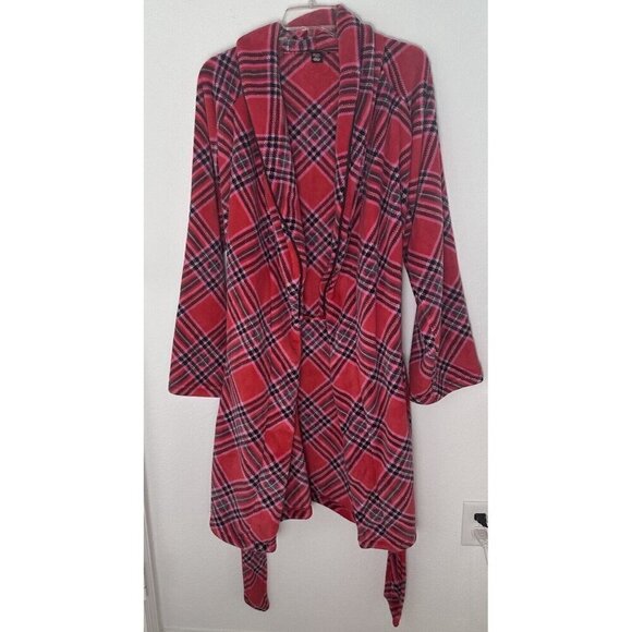 Victoria's Secret Cozy Plush Bath Robe M/L Pockets Valentine's Day Christmas Y2K - Picture 7 of 8